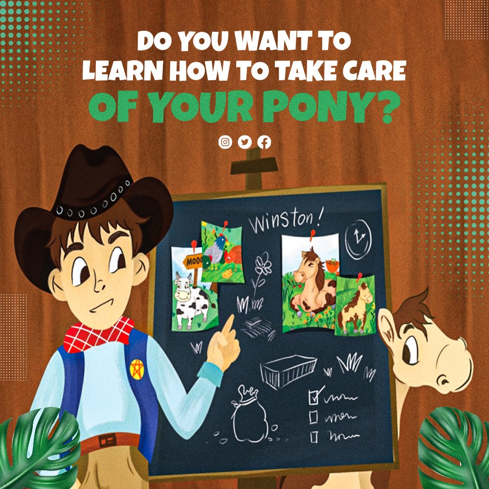 Cowboy Mike and his best friend, Winston the miniature pony, savoring a day filled with adventures.